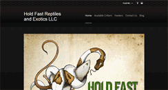Desktop Screenshot of holdfastreptiles.com